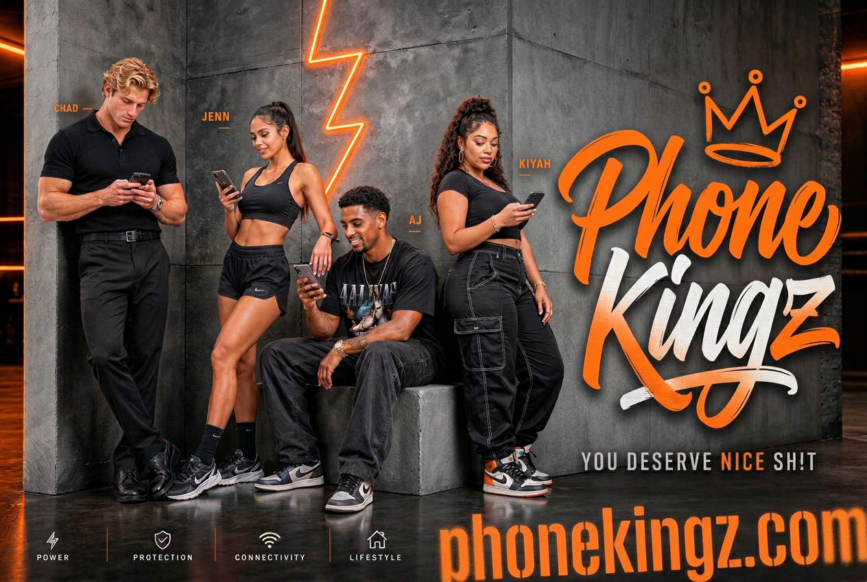 PhoneKingz brand characters crew